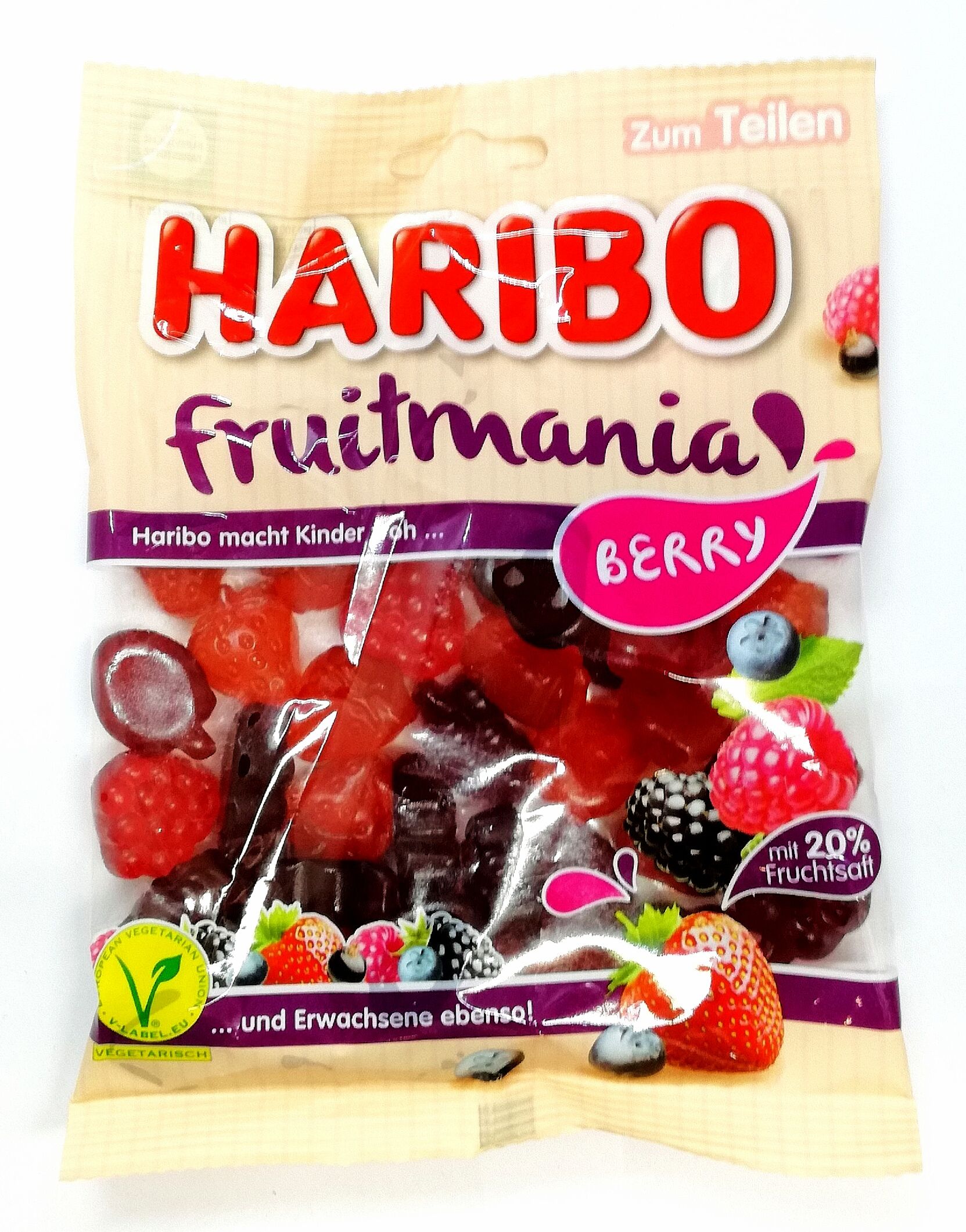 Haribo Fruitmania Berry, Vegi Süssigkeiten / Süsswaren für