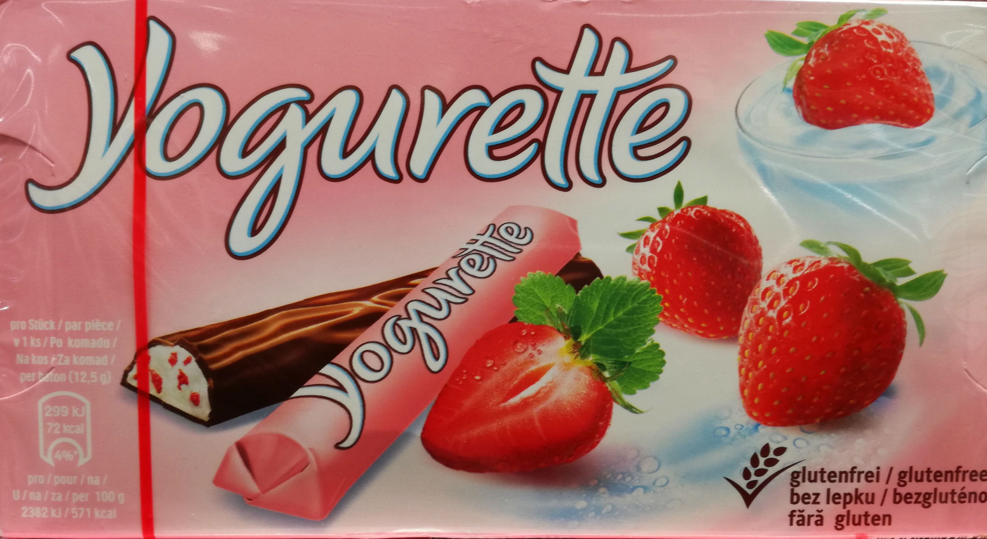 Yogurette Milchschokolade-Erdbeer Riegel - Süssigkeiten / Süsswaren ...