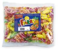 Ersatzartikel f�r Sugus Frucht Mix Classic: Zile Frutis, gewickelte Fruchtbonbons wie Sugus! 2kg