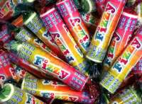 PEZ Fizzy, Frucht Mix Rllchen, 14 Dragees in einer Rolle, 10 Rllchen