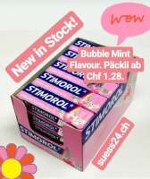 Stimorol Bubble Mint Kaugummi, Tutti-Frutti-Menthol, 25 Päckli