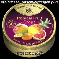 Cavendish & Harvey Tropical Fruit, 3 Dosen a 175g