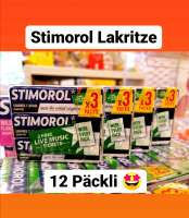 Stimorol Lakritze, 12 Päckli a 14g, Hallo Lakritze Fans :-)