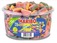 Haribo Rainbow Pixel vegan, weiches Fruchtgummi, Dose 1.2kg