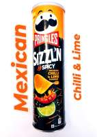 Pringles Mexican Chilli Lime, scharf, 1 Pack