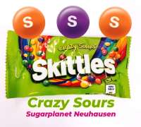 Skittles Crazy Sours Kaubonbons, 1 Beutel