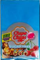 Chupa Chups zuckerfrei, sugarfree, 50 Stück in Box