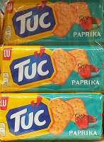 Tuc Paprika Cracker, Knabberspass, 6 Packungen