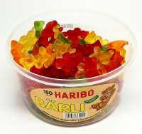 Haribo Brli,  extra gross, Fruchtgummi, 150 Stck in Frischebox