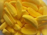 Haribo Bananas, Bananen aus Schaumzucker, Frischebox, 150 Stck