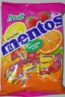 Zur Zeit nicht lieferbar: Mentos Fruit, einzeln abgepacktes Kaubonbon, Neu im Beutel, ca. 160 Stück