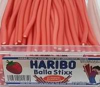Haribo Balla Erdbeer Stixx, Aktion 12.95!, gefüllte Konfektstangen, 150 Stück in Frischebox