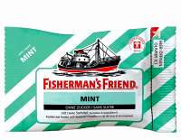 Fishermans Friend Mint Menthol , ohne Zucker, Neu wiederverschliessbar, 24 Beutel