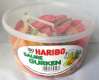 Haribo saure Gurken, New Price!, saures Fruchtgummi, ohne Gelatine, 150 Stck in der Frischebox